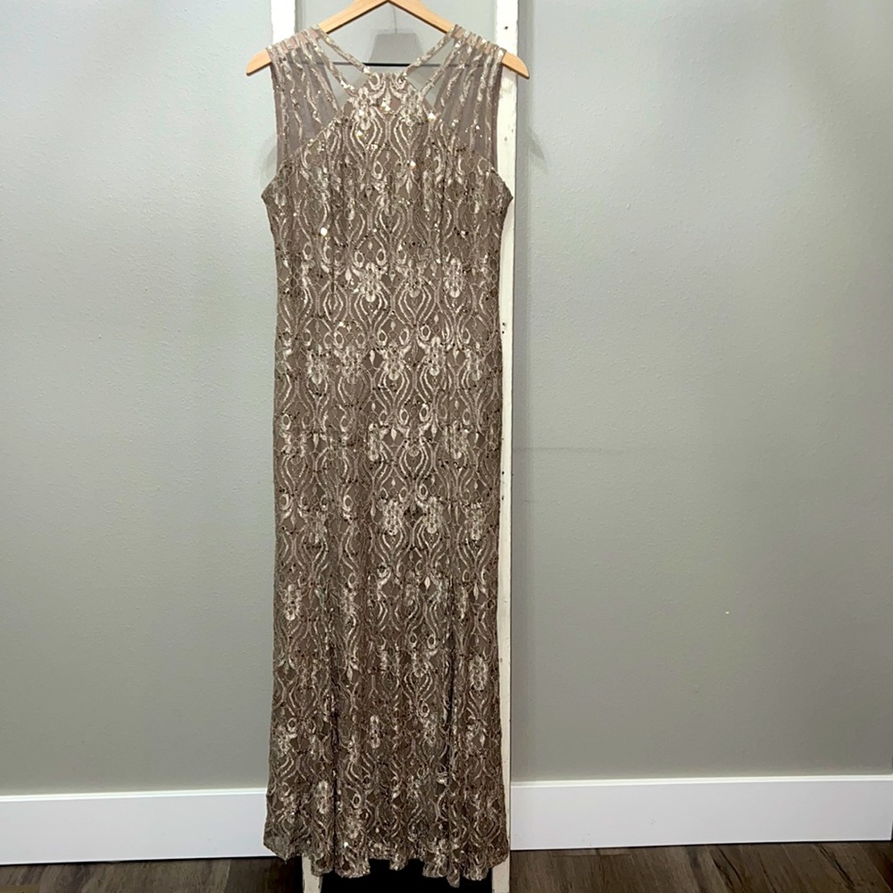 Elegant Semi Formal Champagne Gown/Dress